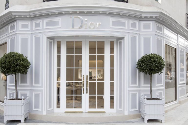 Fashionable Paris at Christian Dior