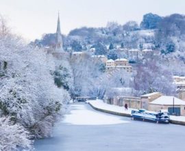 Bath is one of England’s most beautiful and romantic winter wonderlands